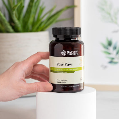 Nature's Sunshine Paw Paw Cell-Reg, 180 Capsules | 50+ Acetogenins for Selective Cellular Support