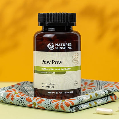 Nature's Sunshine Paw Paw Cell-Reg, 180 Capsules | 50+ Acetogenins for Selective Cellular Support