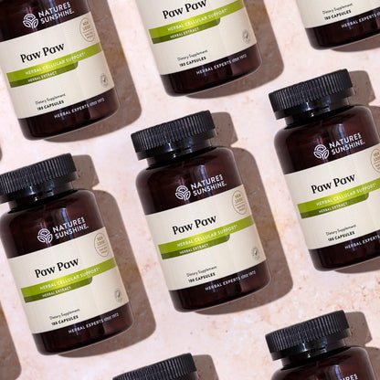 Nature's Sunshine Paw Paw Cell-Reg, 180 Capsules | 50+ Acetogenins for Selective Cellular Support