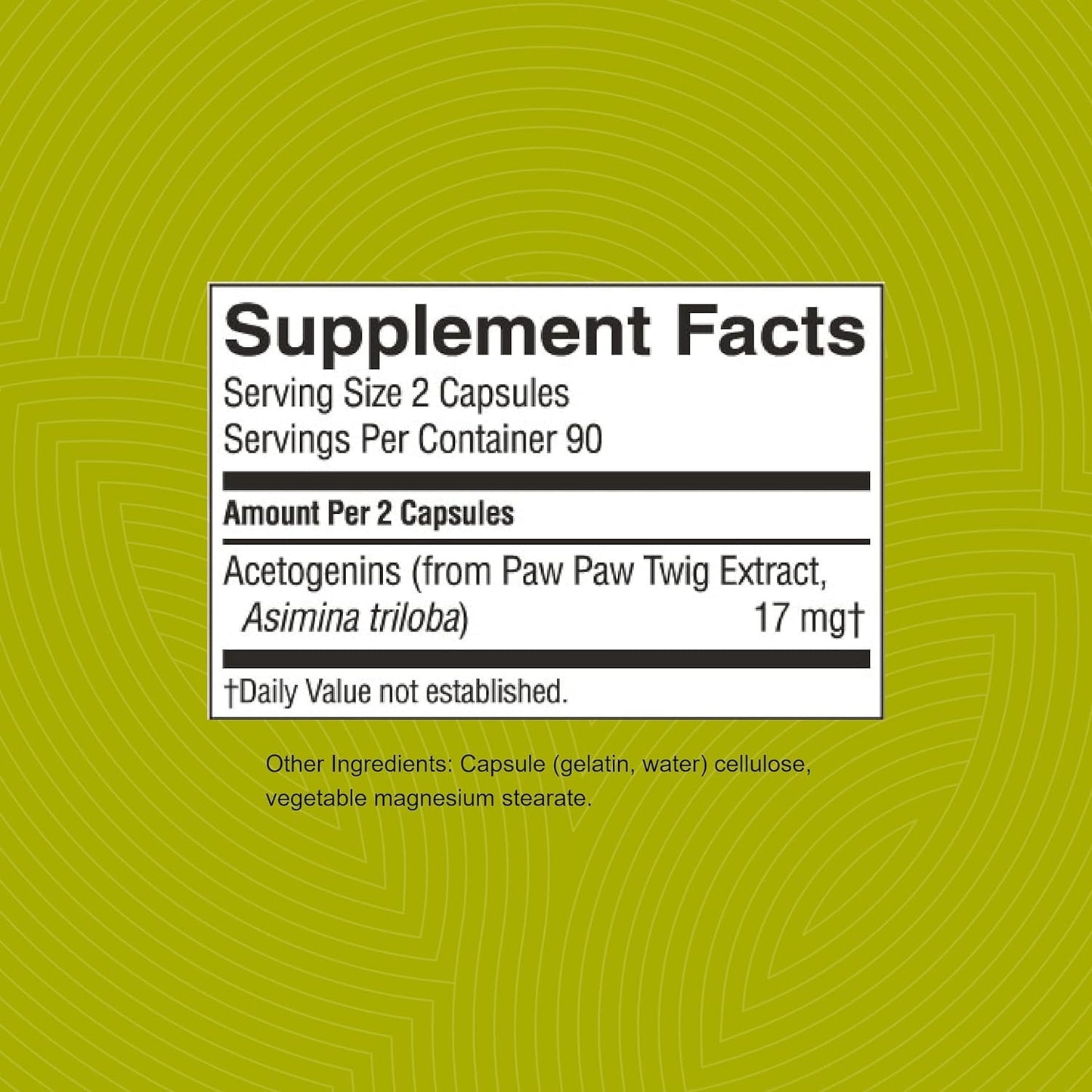 Nature's Sunshine Paw Paw Cell-Reg, 180 Capsules | 50+ Acetogenins for Selective Cellular Support