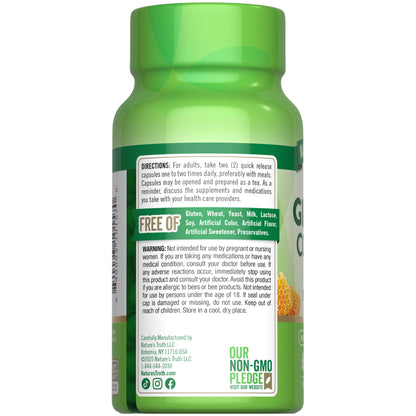 Nature's Truth Super Ginseng Complex | 60 Capsules | Royal Jelly Included | Non-GMO & Gluten Free