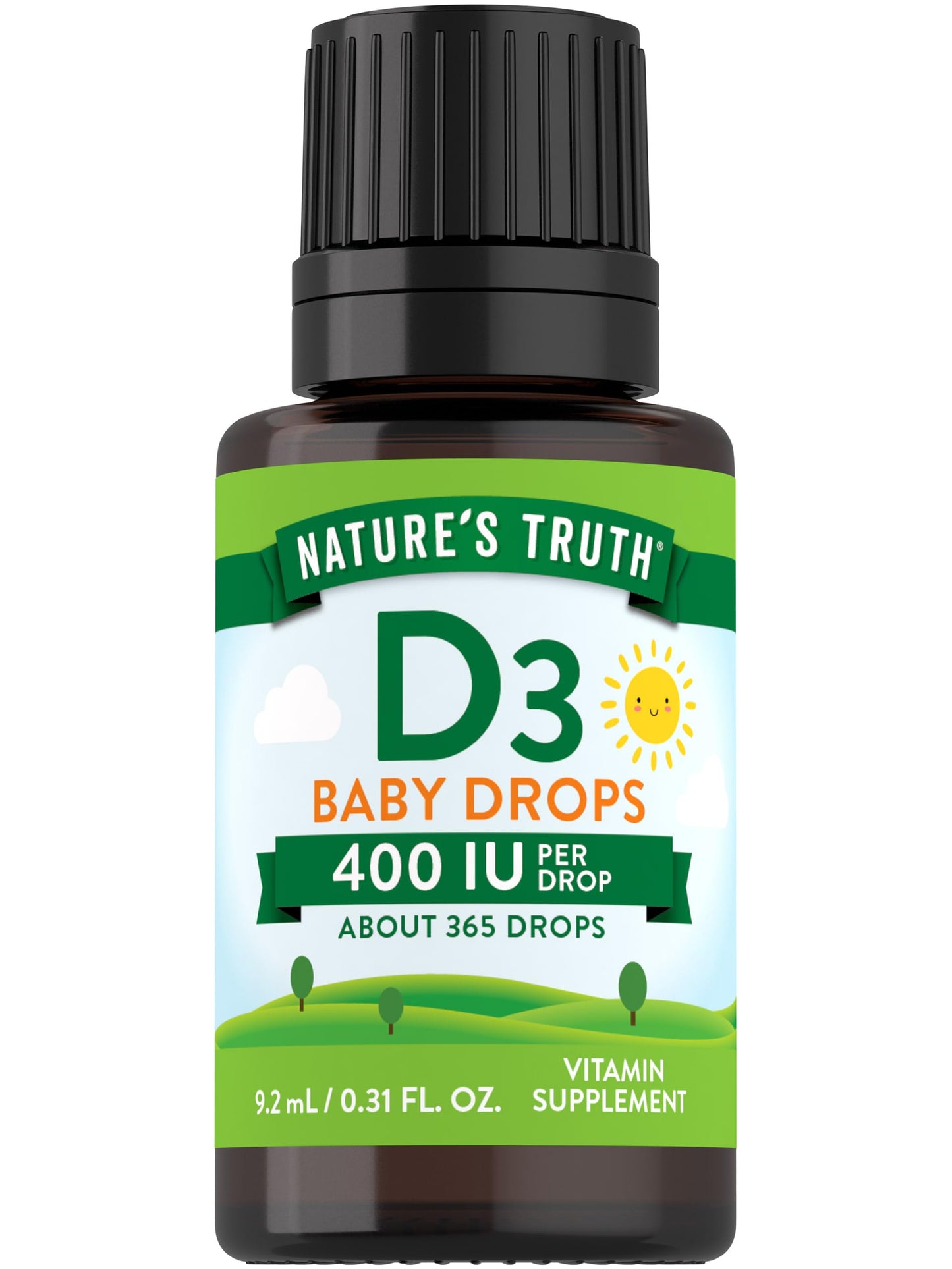 Nature's Truth Vitamin D Drops for Infants — 400 IU, 9.2 mL