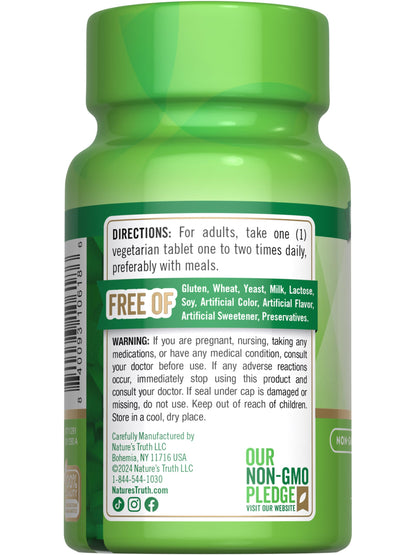 Nature's Truth Vitamin D3 400 IU (10 mcg) – 100 Vegetarian Tablets, Non-GMO & Gluten Free
