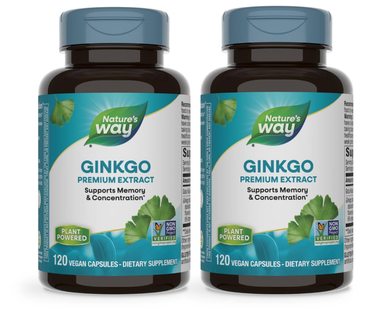 Nature's Way Premium Ginkgo Memory & Concentration – 120 Capsules