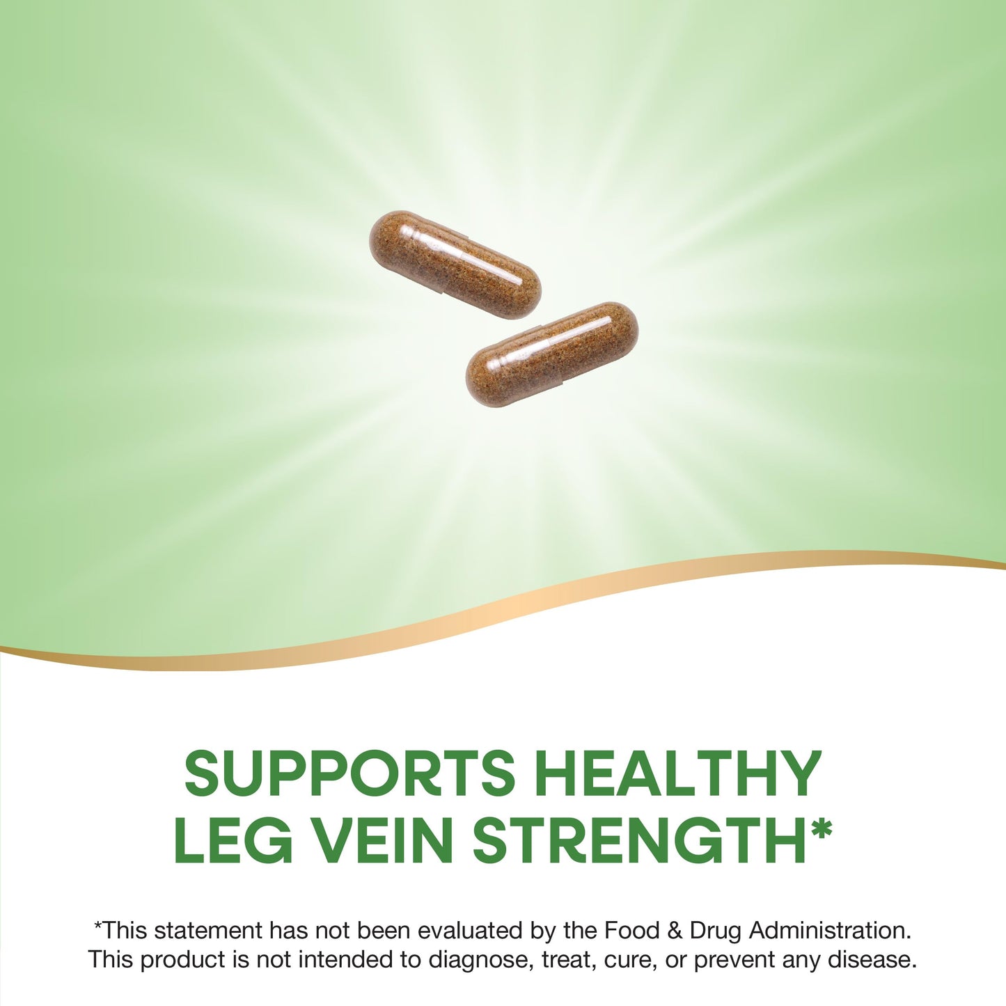 Nature's Way Leg Veins – 6-Herb Vegan Formula with Horse Chestnut, 120 Capsules (2-Pack)