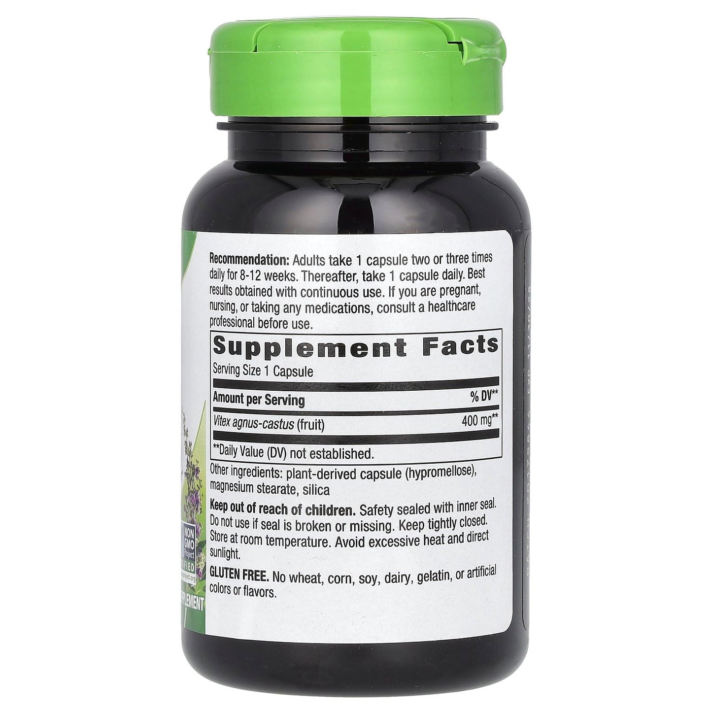 Nature's Way Vitex Fruit 400 mg - 100 Capsules