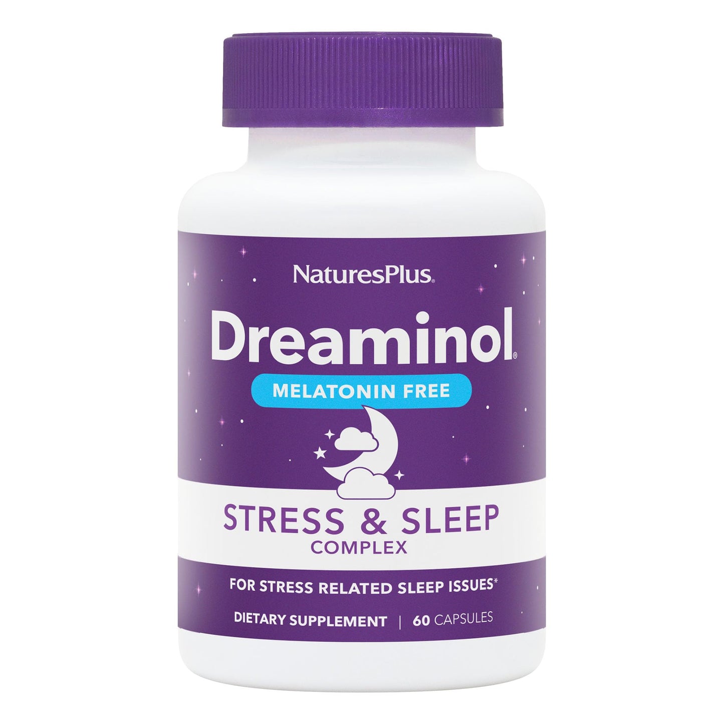 Natures Plus DREAMINOL Stress & Sleep Complex | Natural Sleep Support