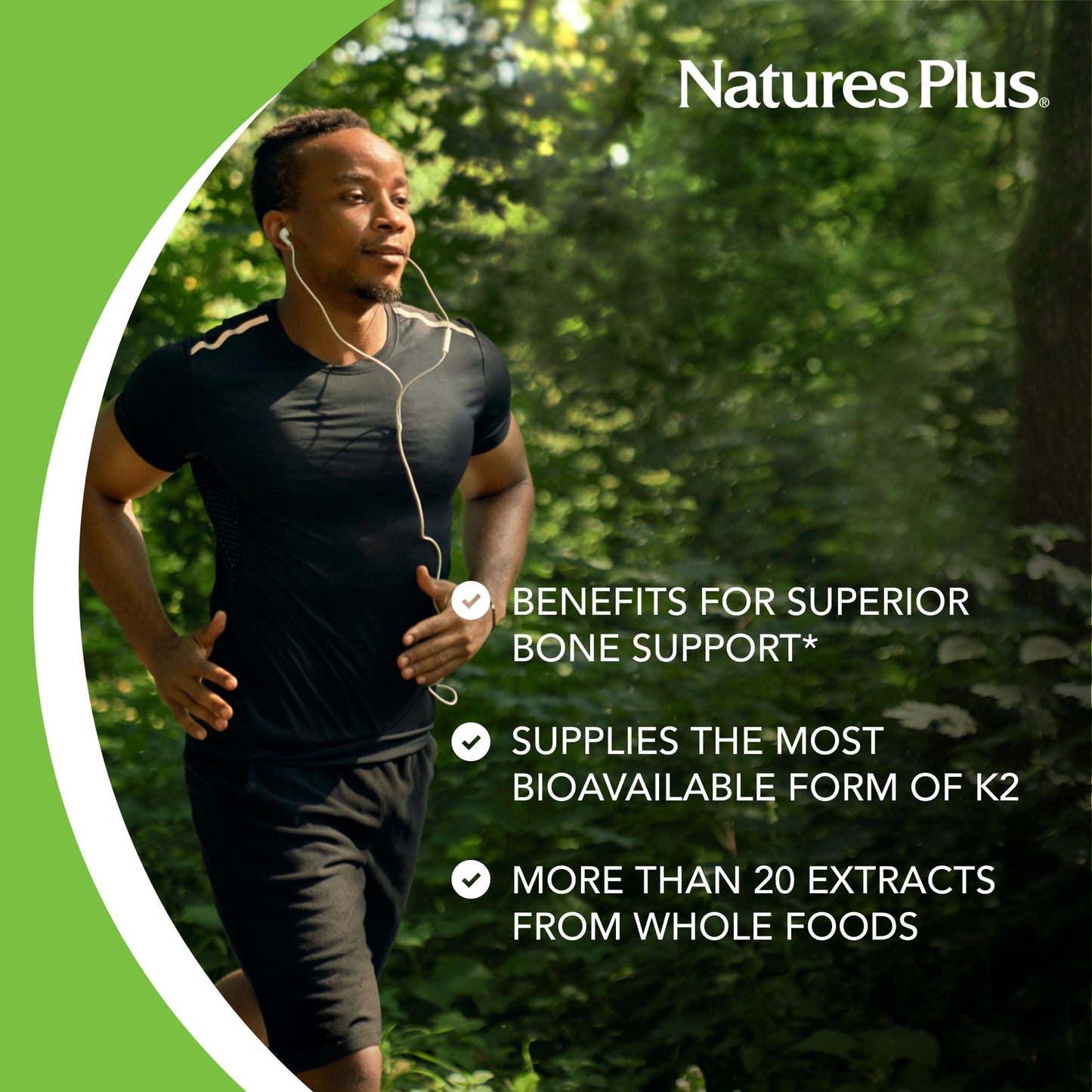 Nature's Plus Sol Garden VIT K2 120 mcg V Capsules – 60 Count