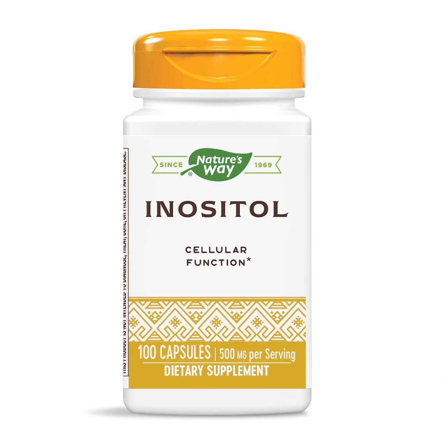Nature's Way Inositol 500 mg - 100 Capsules | Cell Membrane Support