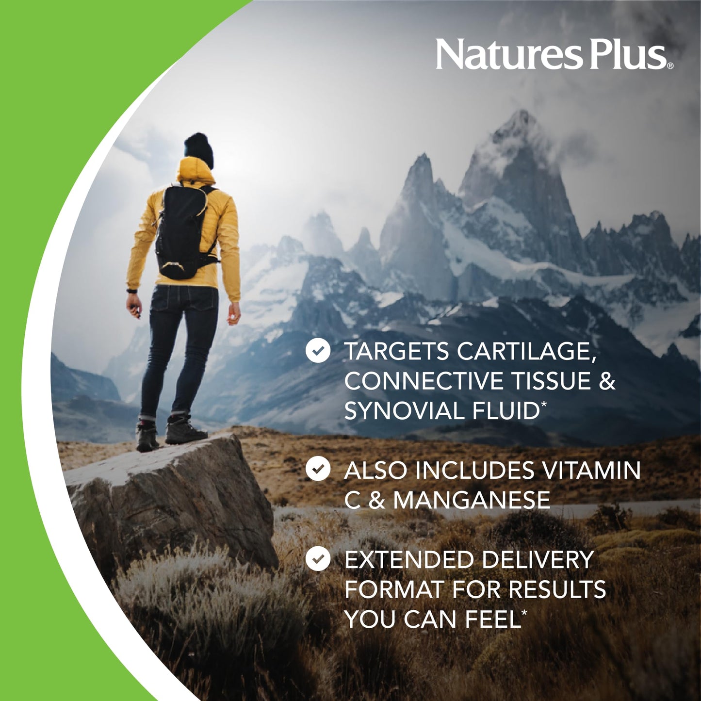 NaturesPlus Advanced Therapeutics Glucosamine/Chondroitin/MSM Ultra Rx Joint Tablets – 180 Tabs – Gluten-Free