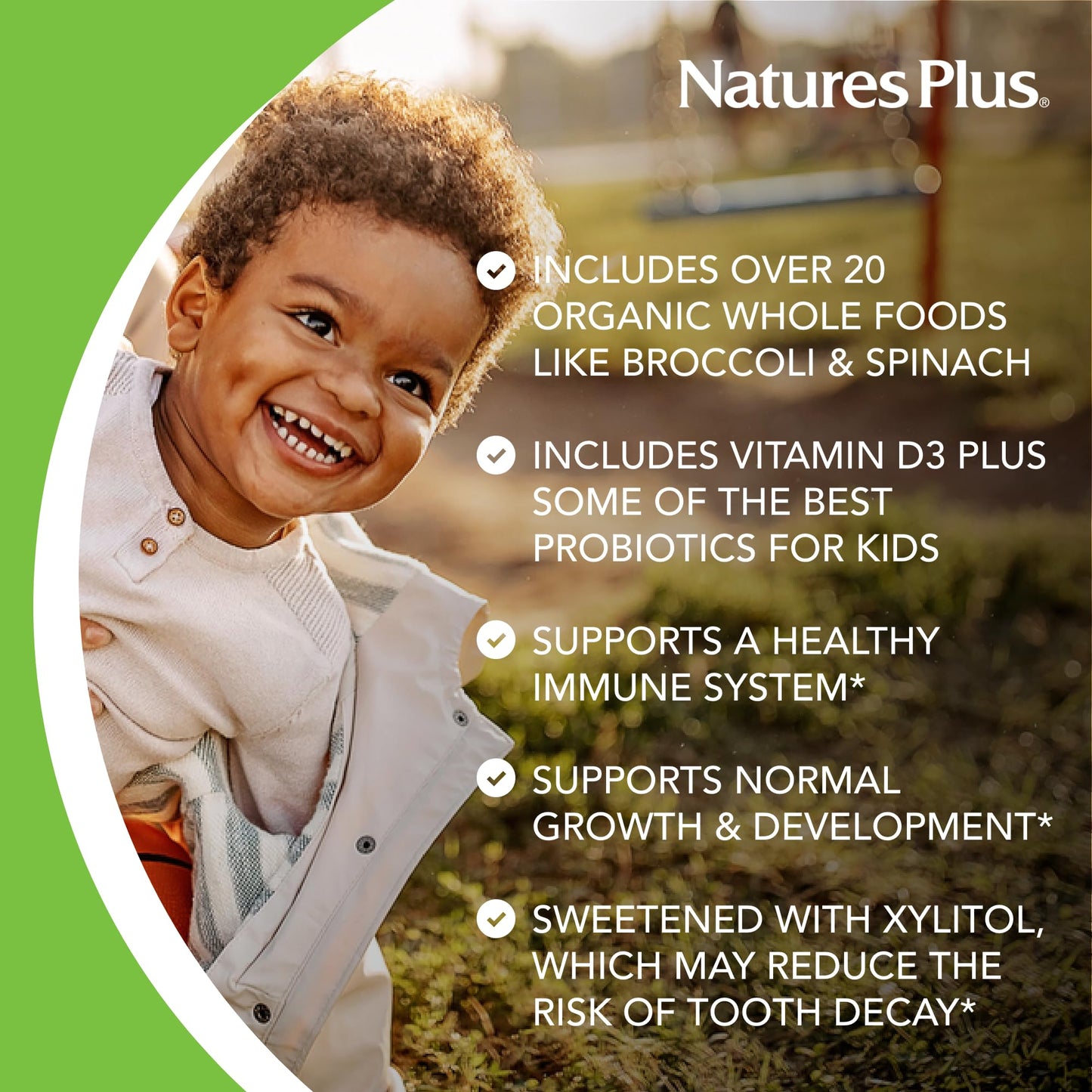 NaturesPlus Animal Parade Gold Children's Liquid Multivitamin – 2 x 16 oz, Tropical Berry, Gluten Free & Vegan, 64 Servings