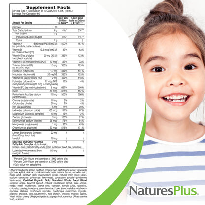 NaturesPlus Animal Parade Gold Kids Liquid Multivitamin – Tropical Berry, 2 × 30 oz (Vegetarian & Gluten Free)