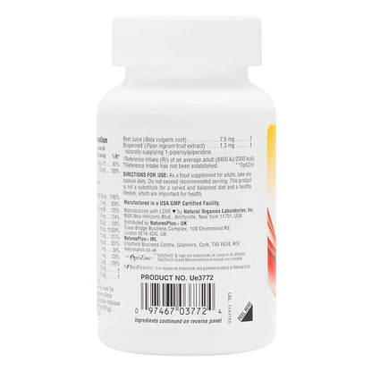 NaturesPlus Hema-Plex Iron – 85 mg Chelated Iron, 60 Capsules | Vegan, Gluten Free