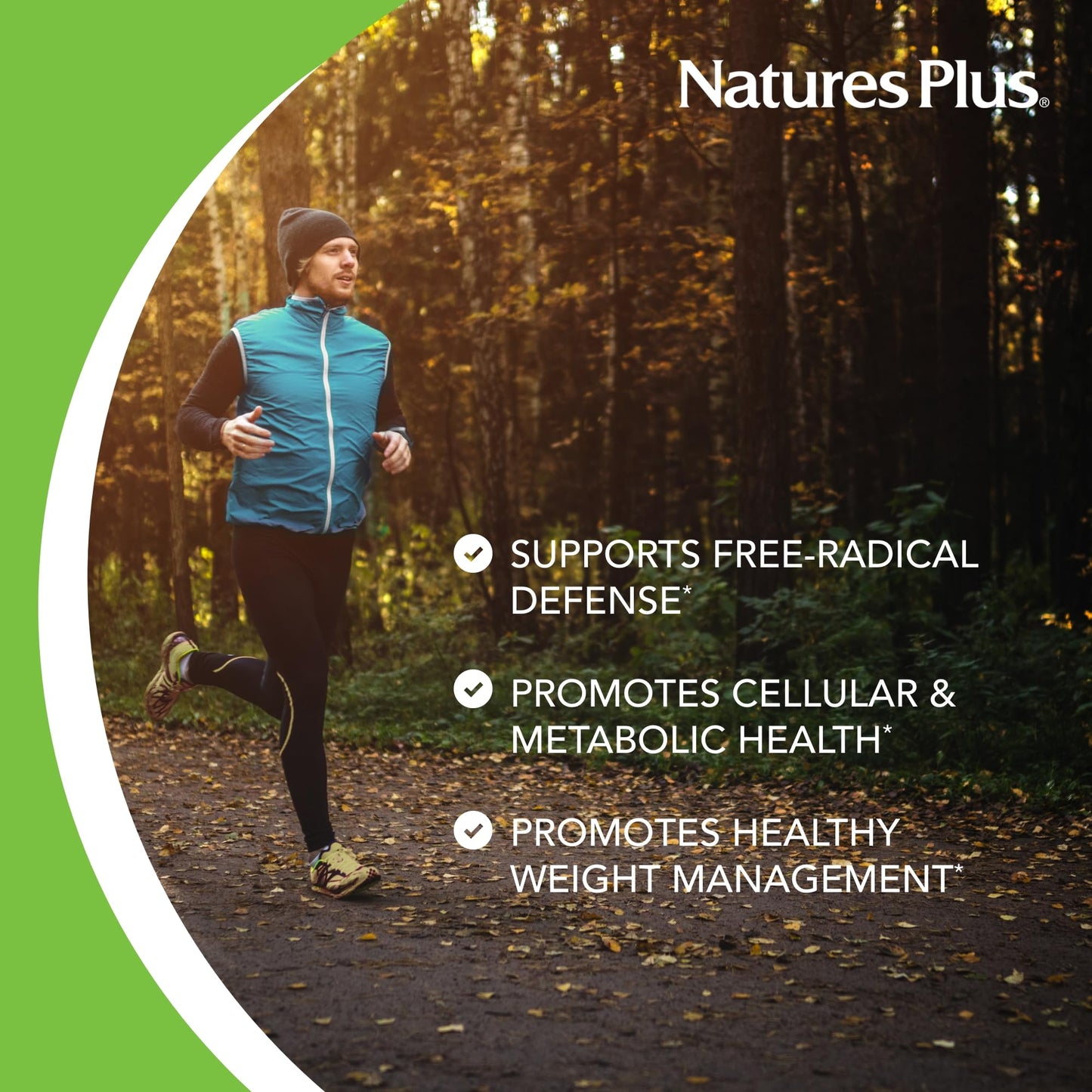 Nature's Plus Herbal Actives Chinese Green Tea - Extended Release 750 mg, 30 Servings