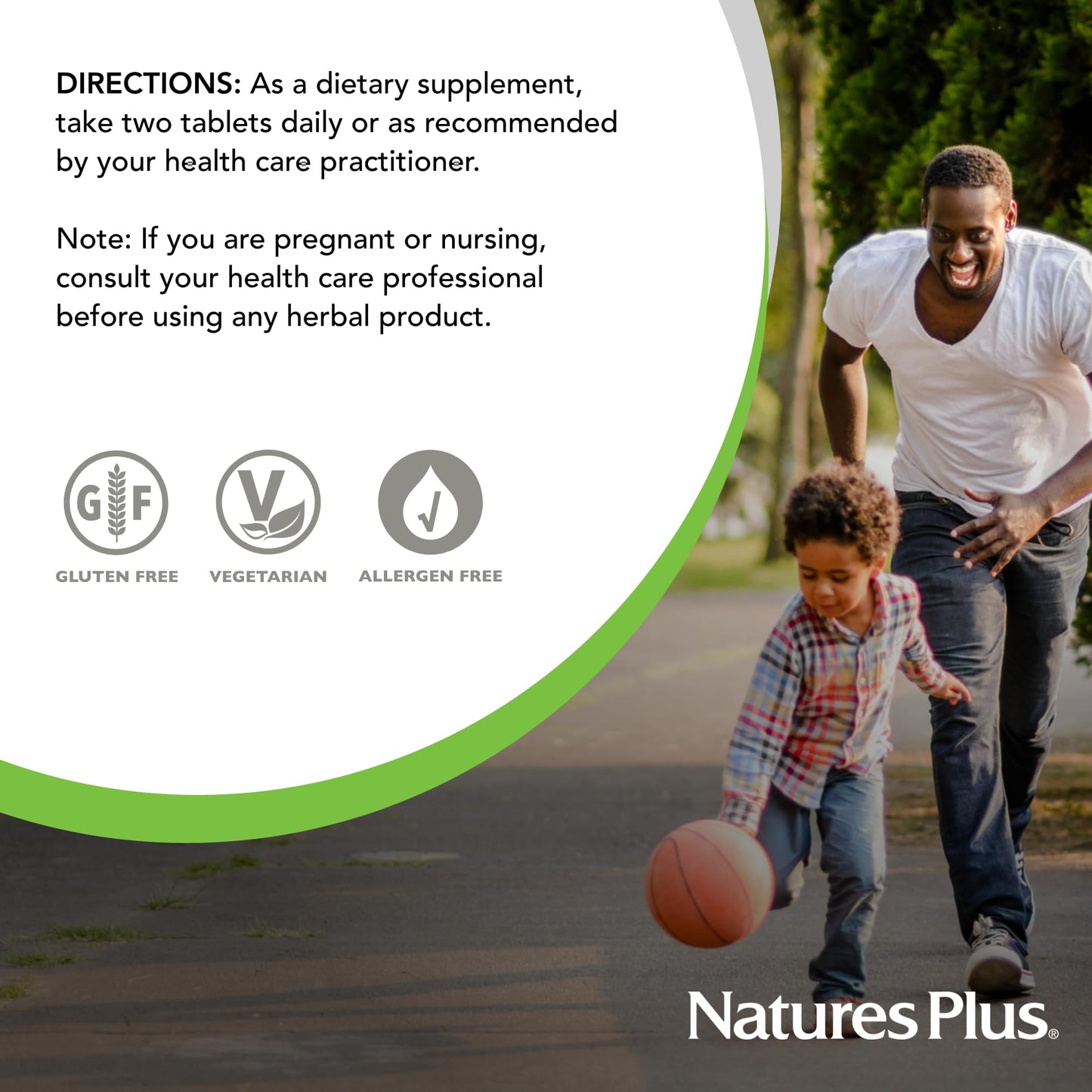 NaturesPlus Herbal Actives Resveratrol Extended Release 125 mg - 120 Vegetarian Tablets | Gluten-Free