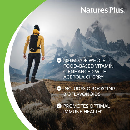 NaturesPlus Immune Vitamin C Citrus - 100 Chewables | High-Potency Immune Support