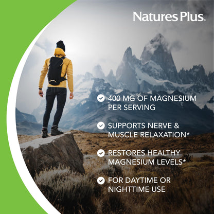 NaturesPlus KalmAssure Magnesium Powder – 0.8 lb (Pack of 2) – Unflavored, Non-GMO, Gluten Free, Vegan | 120 Servings