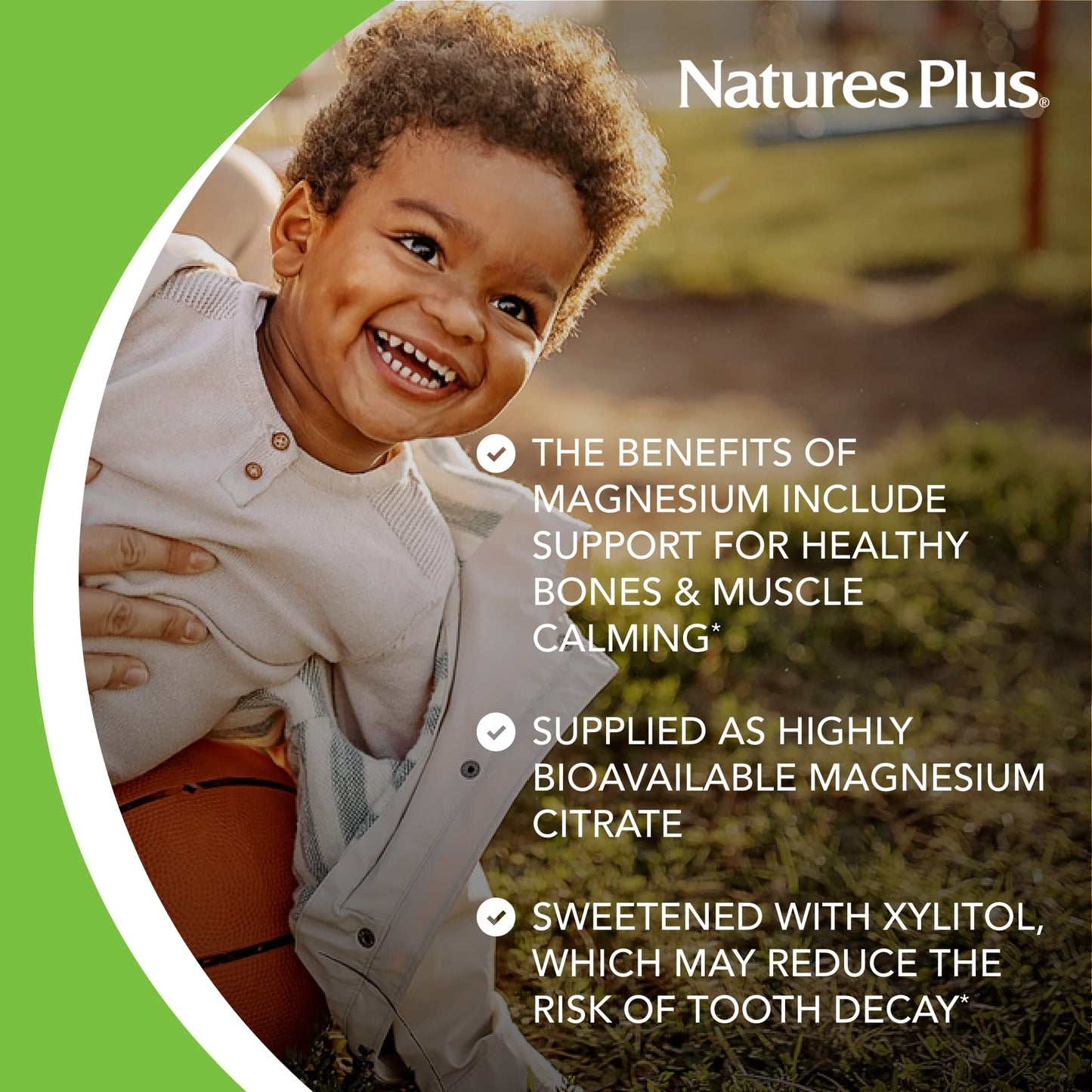 NaturesPlus MagKidz Animal Parade Magnesium Chewables – Cherry Flavor, 135 Servings (Pack of 3) | Non-GMO, Vegan, Gluten Free, Sugar Free