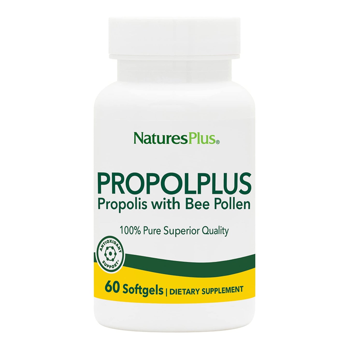 NaturesPlus Propolplus 180 mg Propolis Softgels with Bee Pollen
