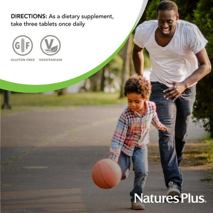 NaturesPlus Source of Life – 180 Tablets | Multivitamin with Concentrated Whole Foods (Gluten Free, Vegetarian) | 20 Servings