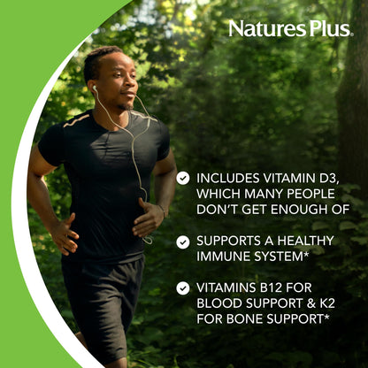 NaturesPlus Source of Life Gold Multivitamin - 180 Tablets, 60 Servings | Gluten Free, Vegetarian