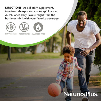 NaturesPlus Source of Life Gold Multivitamin Liquid – 30 fl oz, Pack of 2 (60 Servings per Bottle)