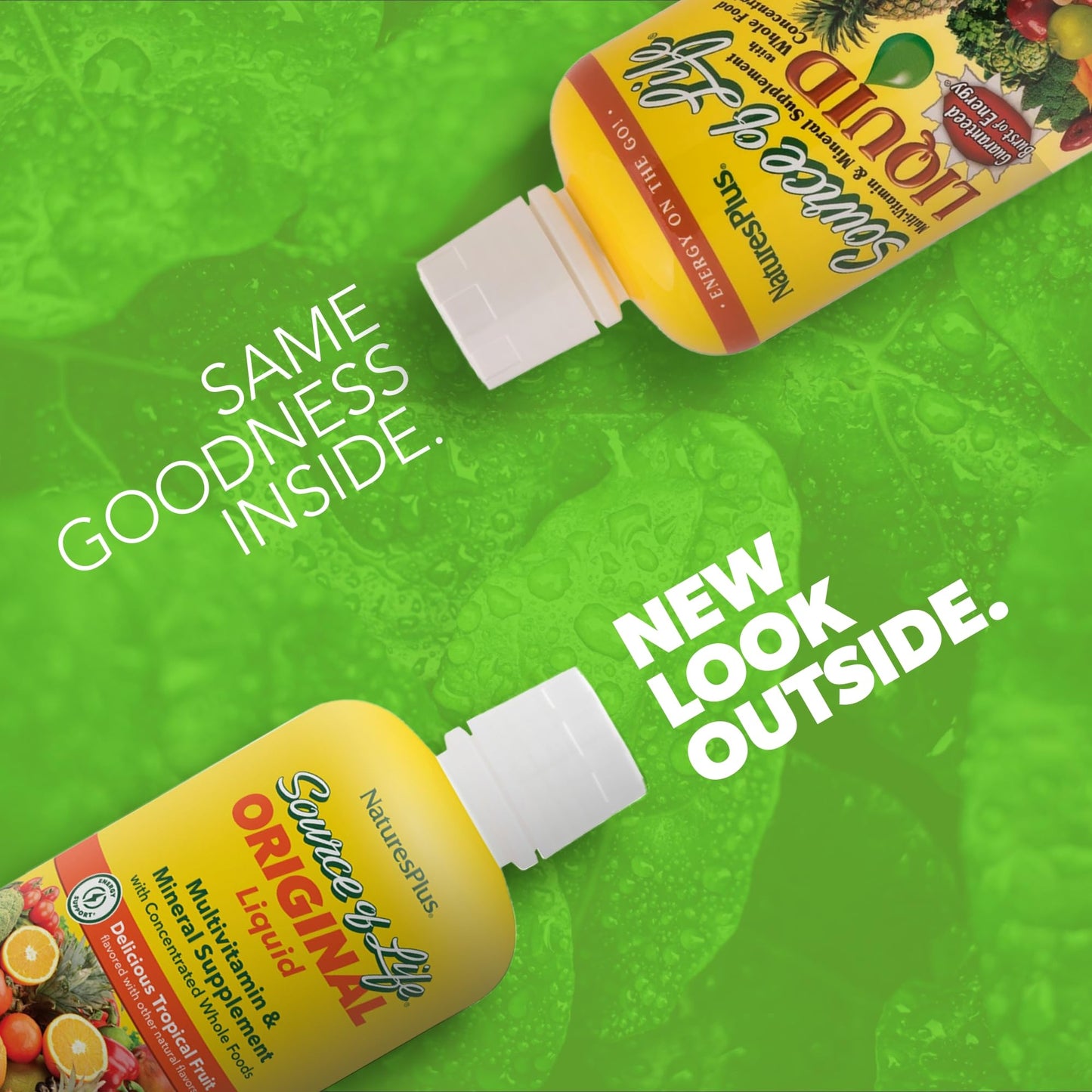 Nature's Plus Source of Life Liquid — Tropical Fruit Flavor, 30 oz Wholefood Energy Booster