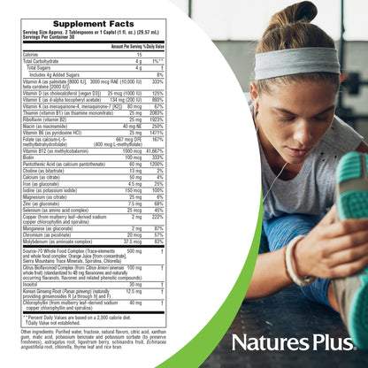 NaturesPlus Source of Life Liquid Tropical Fruit – Pack of 2, 60 Servings, Gluten Free & Vegetarian