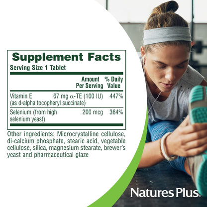 NaturesPlus Super Selenium Complex - 200 mcg, 90 Vegetarian Tablets | Thyroid Support & Antioxidant