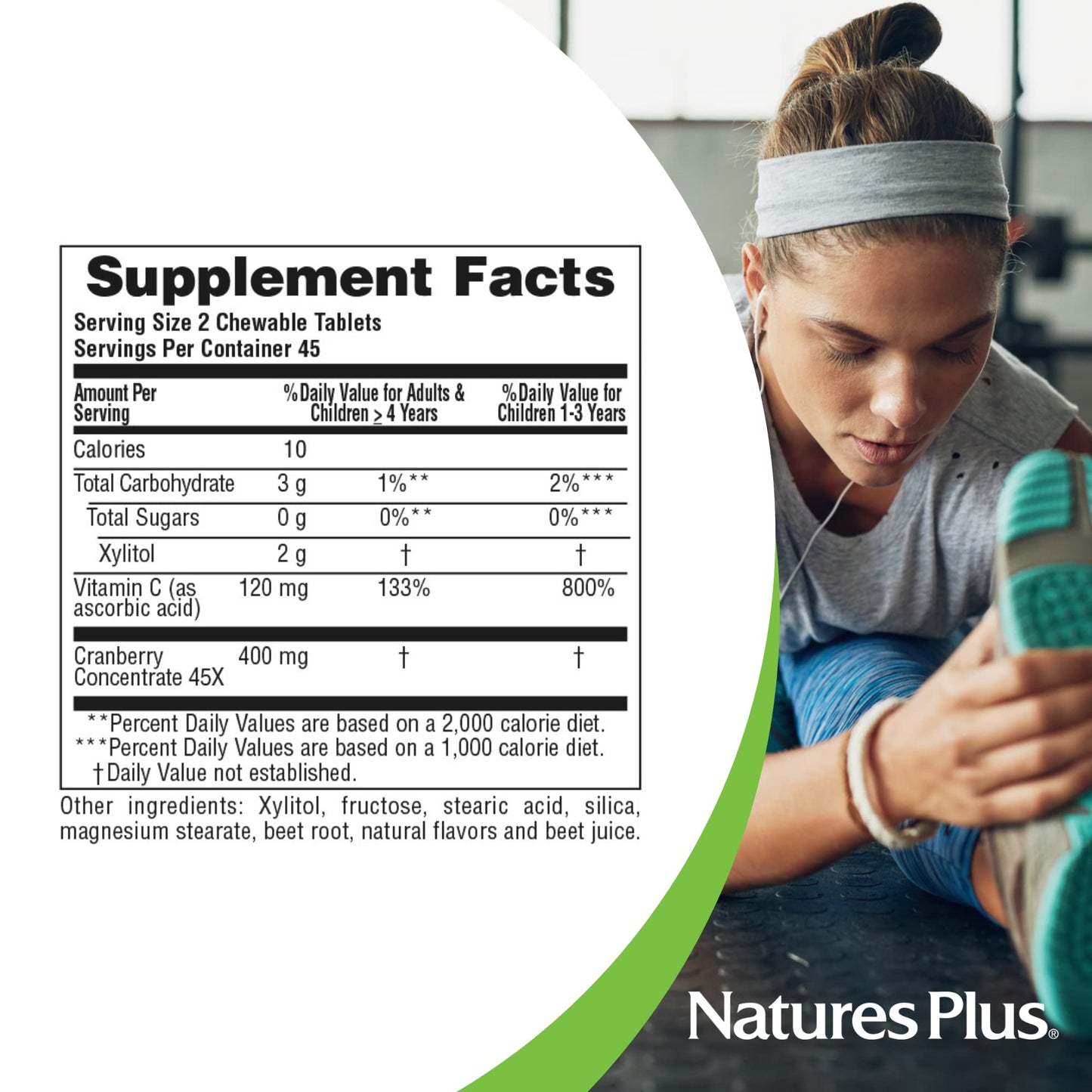 NaturesPlus Ultra Cranberry Chewables – 90 Love Berries Tablets for Urinary Health (Non-GMO, Gluten Free)