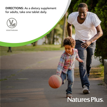 NaturesPlus Ultra II Daily Multivitamin with Whole Foods – 90 Tablets, Sustained Release