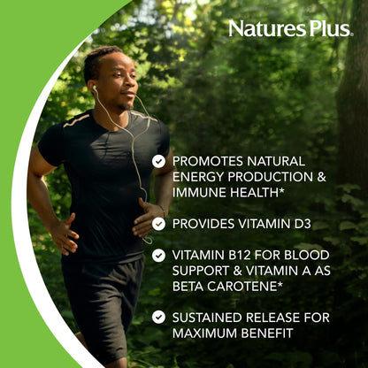 NaturesPlus Ultra II Daily Multivitamin with Whole Foods – 90 Tablets, Sustained Release