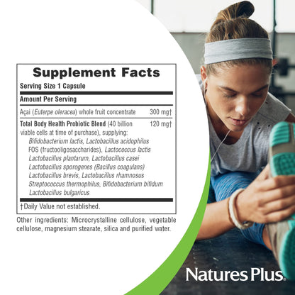 NaturesPlus Ultra Probiotics - 30 Vegan Capsules | Full Spectrum