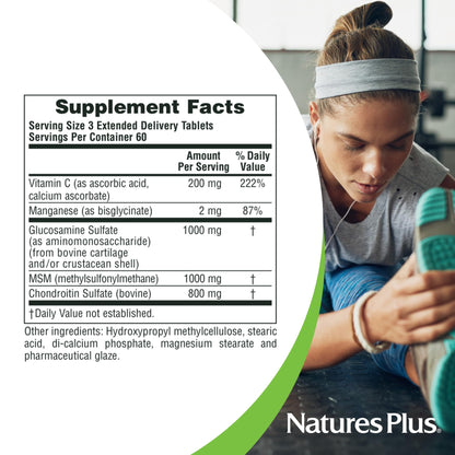 NaturesPlus Ultra Rx-Joint 2x180 Tablets | Supports Healthy Joint Function | Glucosamine, Chondroitin & MSM | Gluten Free