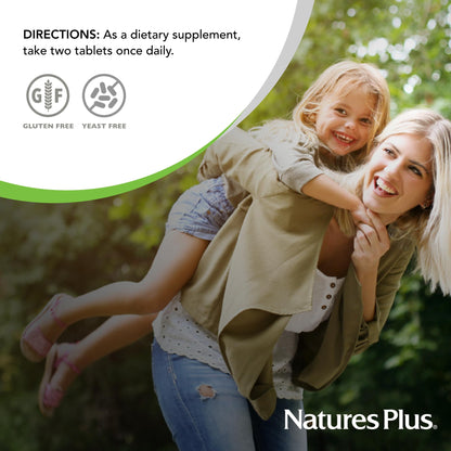 NaturesPlus Womens Ultra Hair Plus – 60 Sustained Release Tablets (Pack of 2) Gluten Free Hair Support