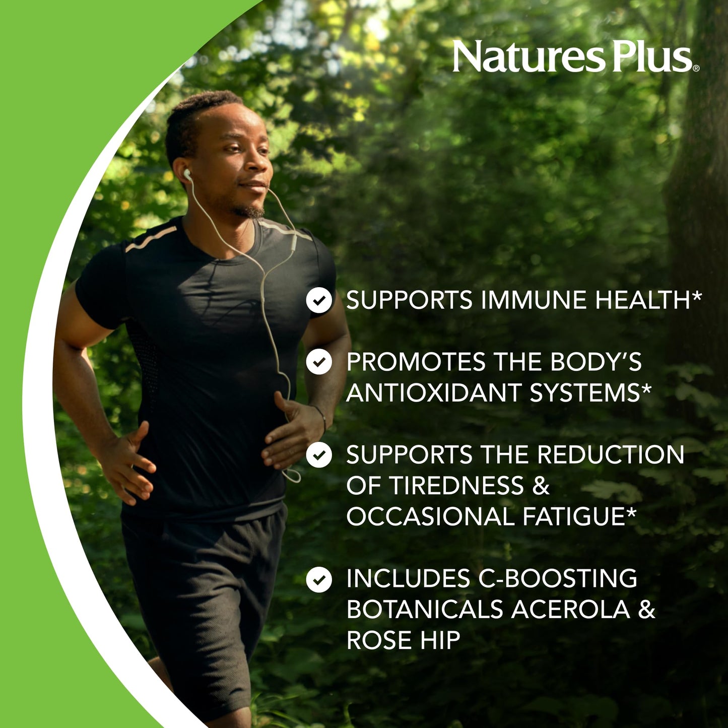 NaturesPlus Super C Complex | Sustained Release, 60 Tablets | Vitamin C 1000 mg + Bioflavonoids 500 mg | Vegetarian & Gluten Free