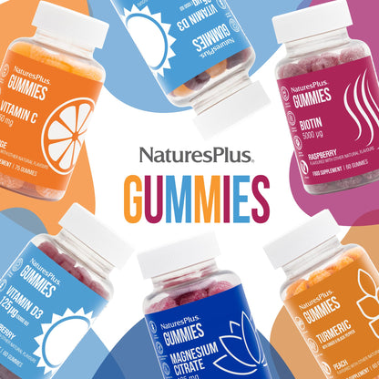 NaturesPlus Vitamin D3 1000 IU Gummies – 60 Gummies, Mixed Berry | Vegan, Gluten Free
