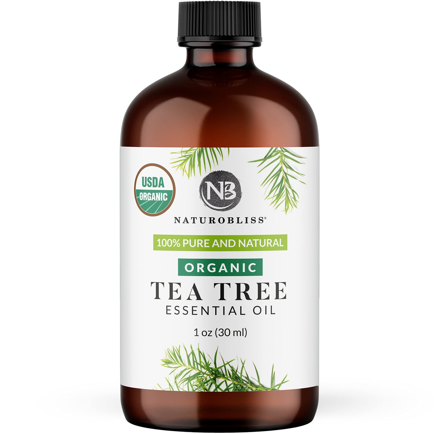 NaturoBliss Tea Tree Essential Oil – 100% Pure, Therapeutic Grade, 30 ml
