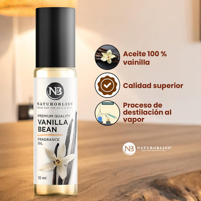 NaturoBliss Vanilla Perfume – Fragrance Oil Roll-On 10 ml | Premium Natural Vanilla