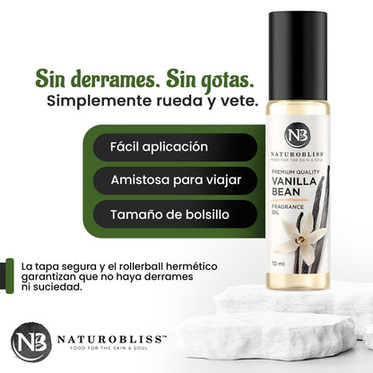 NaturoBliss Vanilla Perfume – Fragrance Oil Roll-On 10 ml | Premium Natural Vanilla