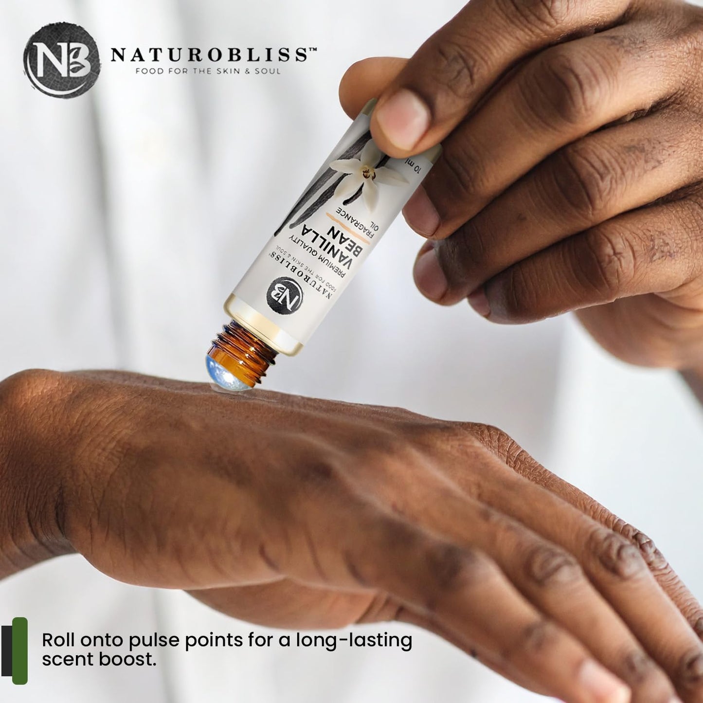 NaturoBliss Vanilla Perfume – Fragrance Oil Roll-On 10 ml | Premium Natural Vanilla