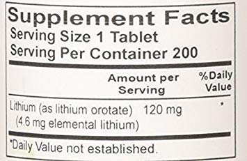 NCI Advanced Research Lithium Ootate 120 mg | 400 Tablets Pack of 2 | Nutrient Carriers