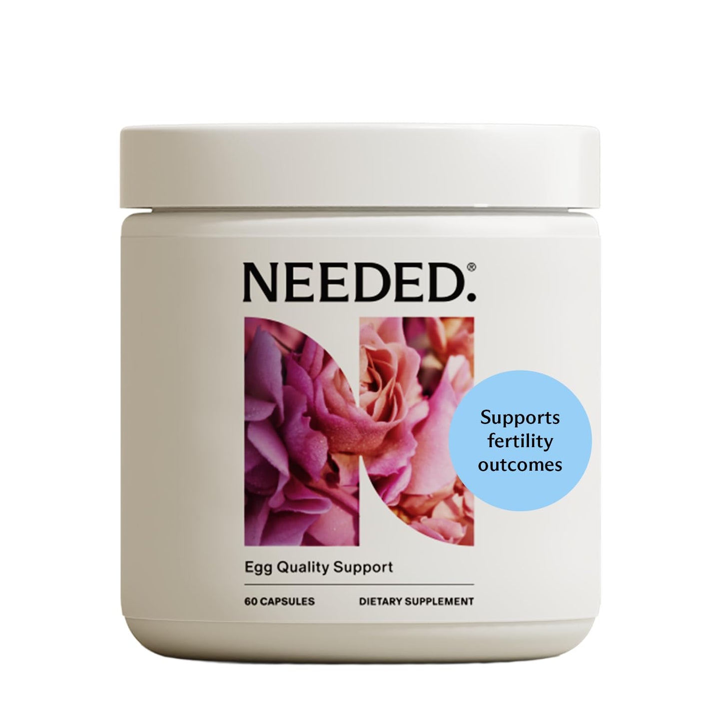 Needed Egg Quality Support - Antioxidant Fertility Supplement for Women | 60 Capsules
