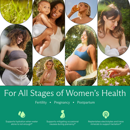 Needed Hydration Support with Electrolytes & Trace Minerals – 30 Packets for Pregnancy & Lactation
