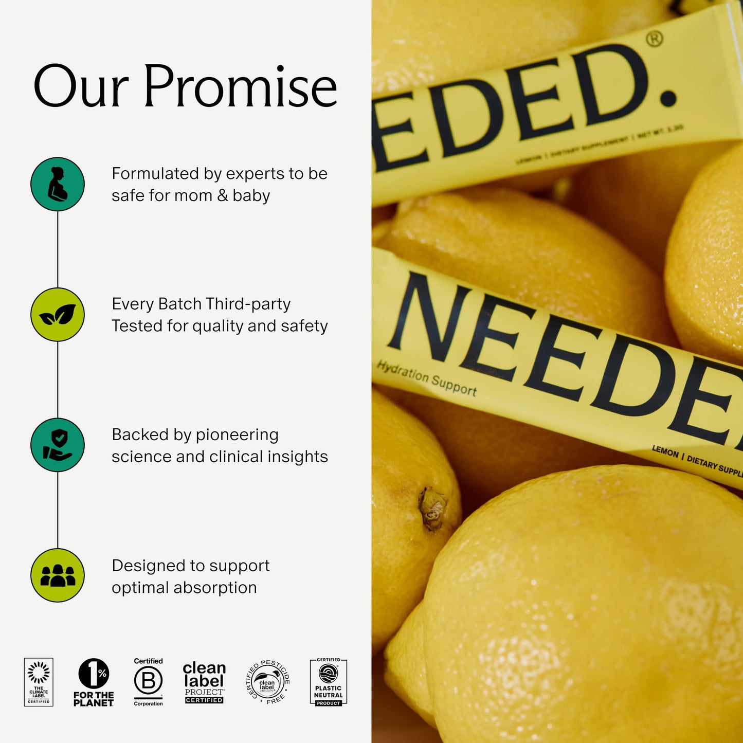 Needed Hydration: Electrolytes & Trace Minerals for Pregnancy & Lactation – Lemon