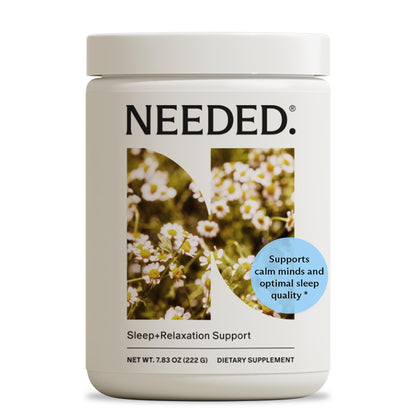 Needed Sleep & Relaxation: Chamomile + Magnesium Powder for Calm Sleep – 30-Day Supply