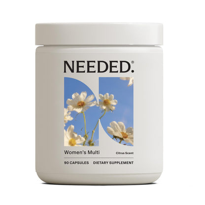 Needed Women's Multivitamin – 23 Vitamins & Minerals for Daily Wellness | Citrus Scent