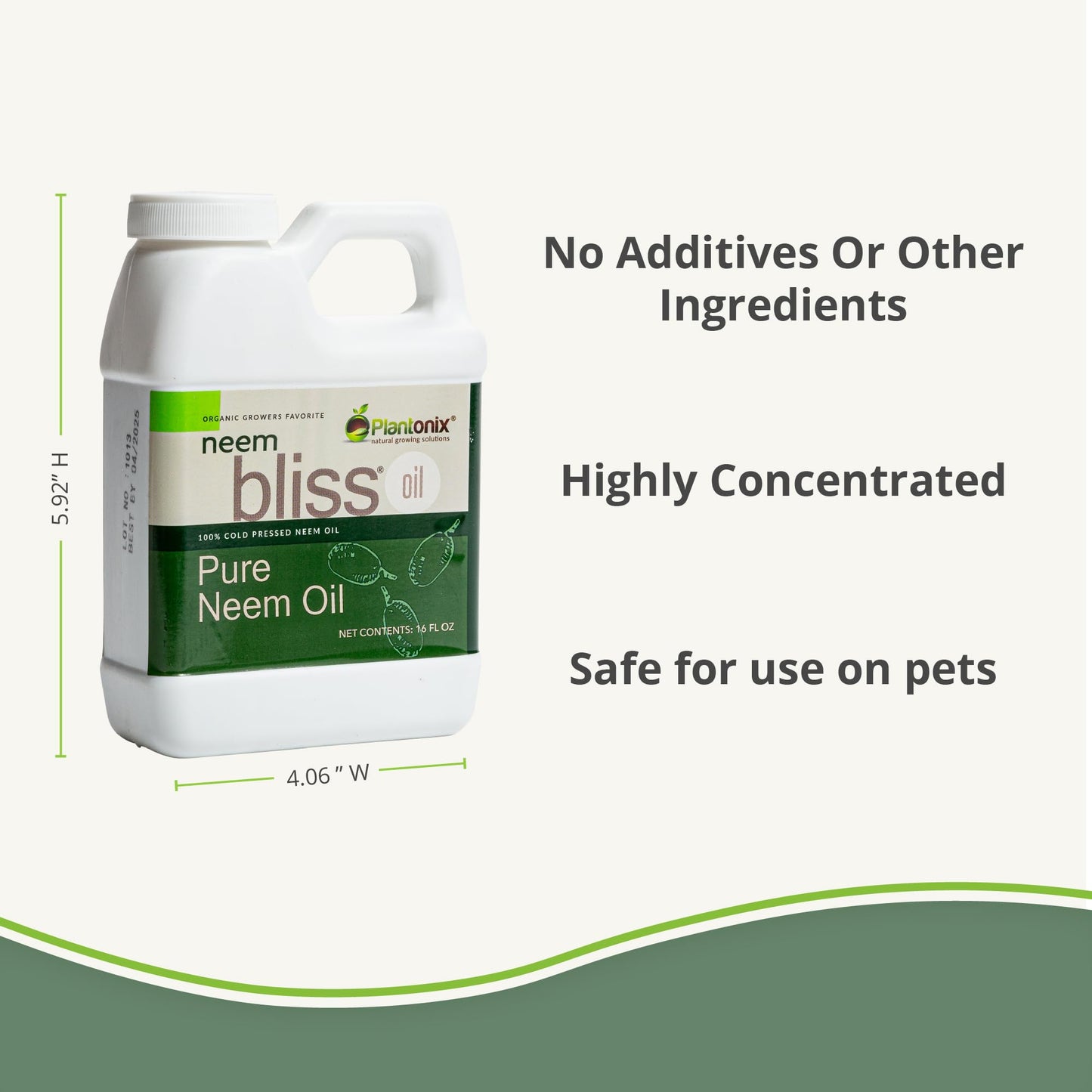 Neem Bliss (64 Fl Oz) – Pure Cold-Pressed Neem Oil by Plantonix