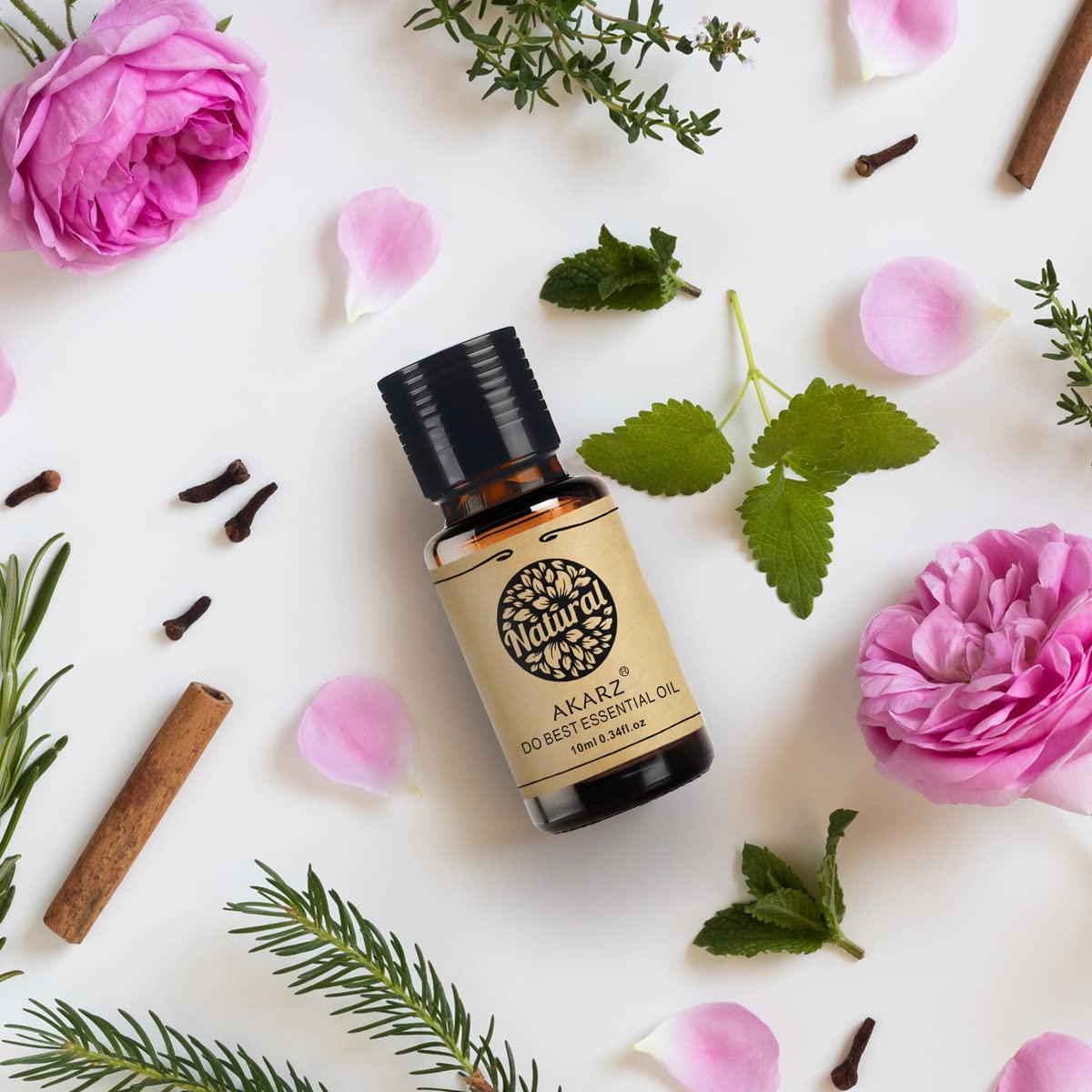 Neem Oil AKARZ — Organic Therapeutic Essential Oil for Skin, Hair, Diffuser | 10 ml