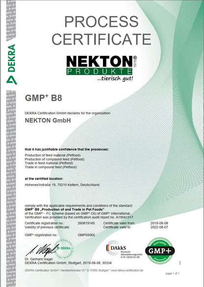 Nekton Calcium Plus – Calcium with Magnesium & Vitamins, White, 330g/11.64 oz